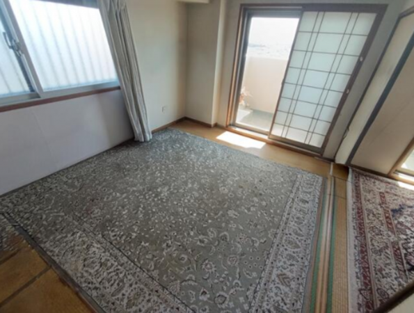 豊橋市牛川町、マンションの居間画像です