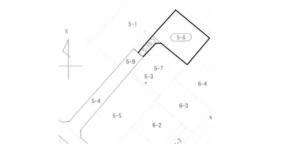 豊橋市下地町、土地の間取り画像です