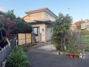 豊橋市高師町、土地の前面道路を含む現地写真画像です