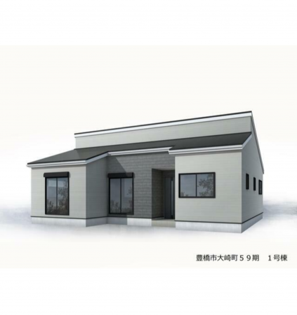 豊橋市大崎町、新築一戸建ての画像です