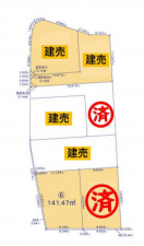豊橋市二川町、土地の間取り画像です