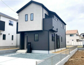 豊橋市二川町、新築一戸建ての外観画像です