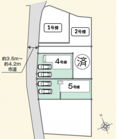 豊橋市二川町、新築一戸建ての間取り画像です