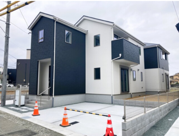 豊橋市二川町、新築一戸建ての外観画像です