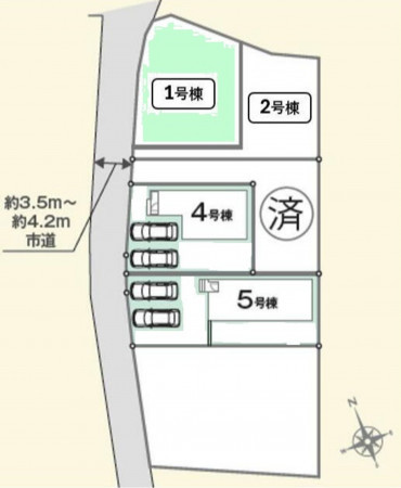 豊橋市二川町、新築一戸建ての間取り画像です
