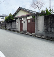 豊橋市向山西町、土地の前面道路を含む現地写真画像です