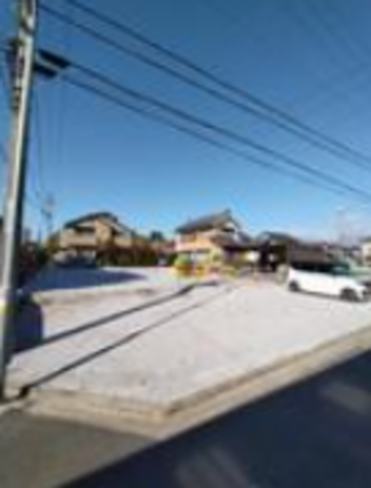 豊橋市向山町、土地の前面道路を含む現地写真画像です