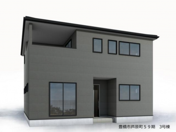 豊橋市芦原町、新築一戸建ての画像です