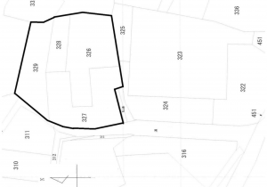豊橋市伊古部町、土地の間取り画像です