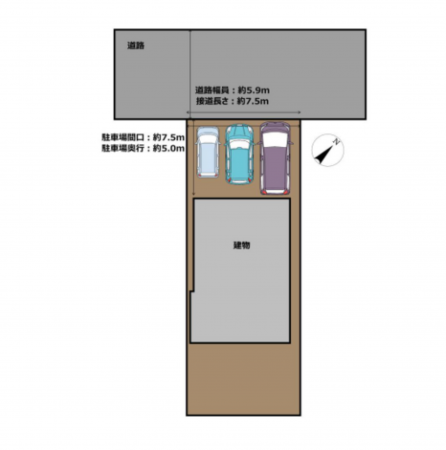 豊橋市佐藤、中古一戸建ての間取り画像です