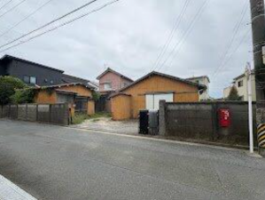 豊橋市高師町、土地の前面道路を含む現地写真画像です
