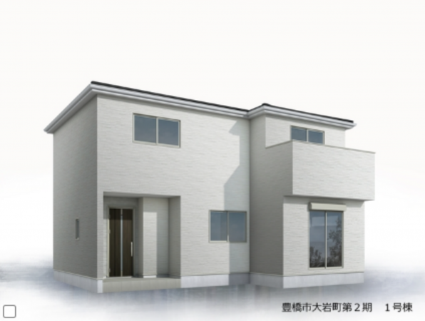 豊橋市大岩町、新築一戸建ての画像です