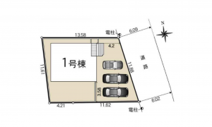 豊橋市牛川町、新築一戸建ての画像です