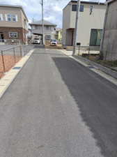 豊橋市下地町、土地の前面道路を含む現地写真画像です
