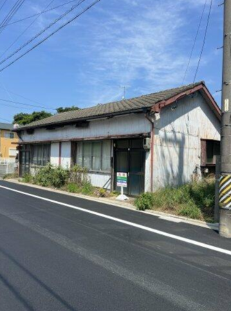 豊橋市牟呂町、土地の前面道路を含む現地写真画像です