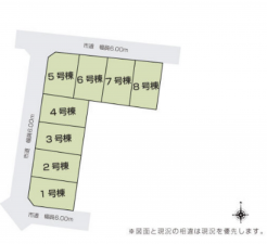 豊橋市東岩田、新築一戸建ての間取り画像です
