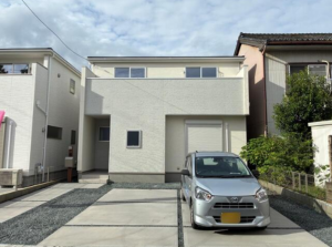 豊橋市曙町、新築一戸建ての外観画像です