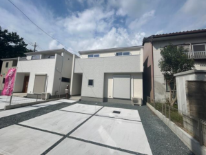 豊橋市曙町、新築一戸建ての外観画像です