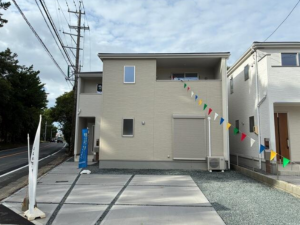 豊橋市曙町、新築一戸建ての外観画像です