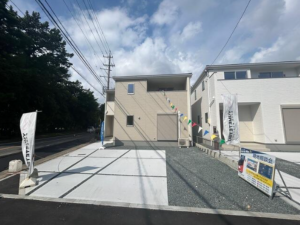 豊橋市曙町、新築一戸建ての外観画像です