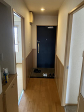 豊橋市羽根井西町、マンションの玄関画像です