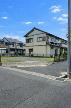 豊橋市曙町、土地の前面道路を含む現地写真画像です
