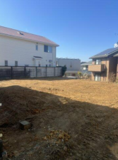 豊橋市東小浜町、土地の前面道路を含む現地写真画像です