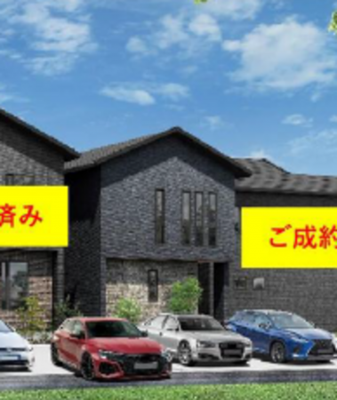 豊橋市牟呂町、新築一戸建ての完成予想図（外観）画像です