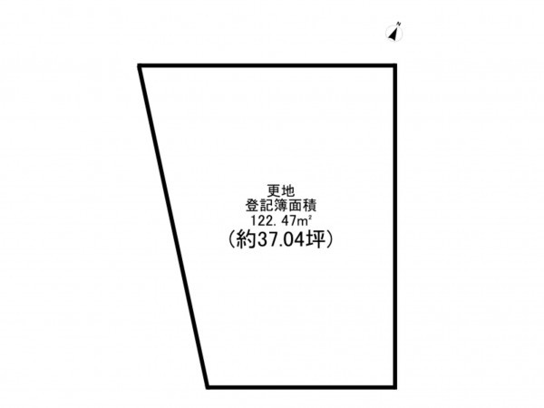 練馬区石神井町、土地の間取り画像です