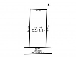 練馬区練馬、土地の間取り画像です