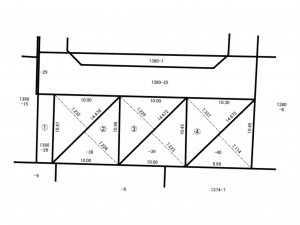 練馬区大泉学園町、土地の間取り画像です