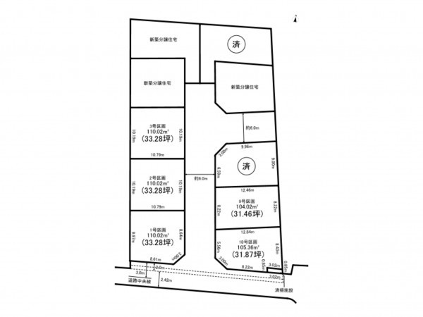 練馬区西大泉、土地の間取り画像です