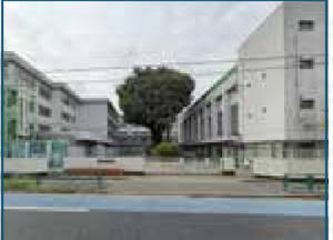練馬区南大泉、土地の中学校画像です