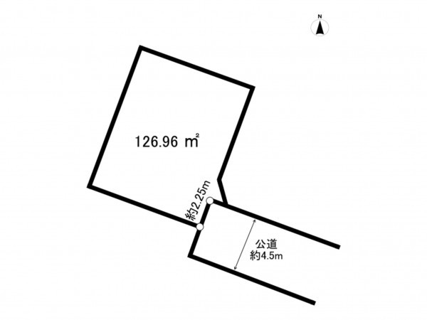 練馬区南大泉、土地の間取り画像です