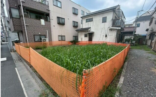 板橋区常盤台、土地の外観画像です