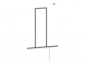中野区上高田、土地の間取り画像です