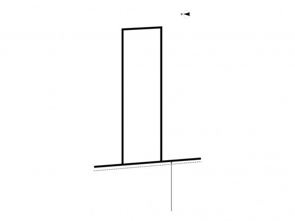 中野区上高田、土地の間取り画像です