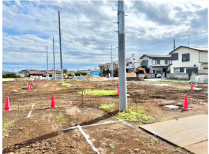 練馬区田柄、土地の外観画像です