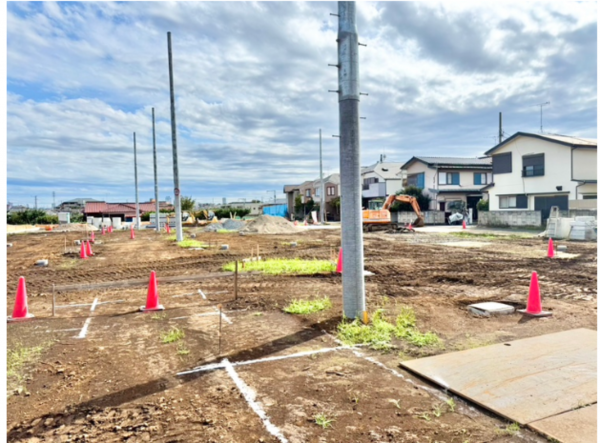 練馬区田柄、土地の外観画像です