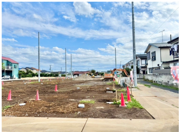 練馬区田柄、土地の外観画像です
