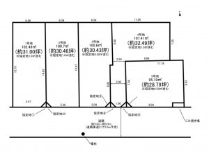 練馬区高松、土地の間取り画像です