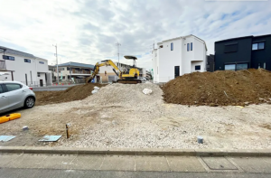 練馬区東大泉、土地の外観画像です