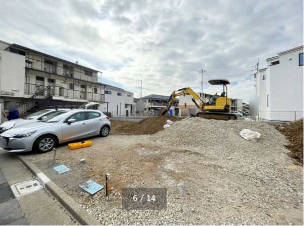 練馬区東大泉、土地の外観画像です