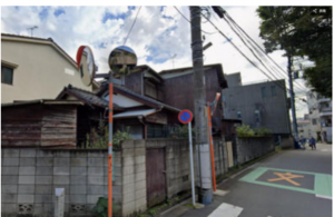 中野区弥生町、土地の前面道路を含む現地写真画像です