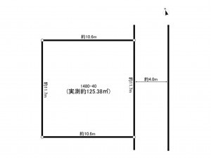 練馬区西大泉、土地の間取り画像です