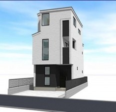 板橋区志村、土地の完成予想図（外観）画像です