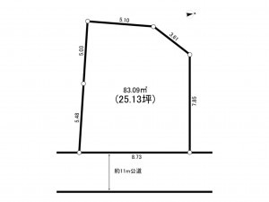 板橋区前野町、土地の間取り画像です