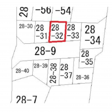 中野区東中野、土地の間取り画像です