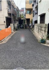 練馬区豊玉北、土地の前面道路を含む現地写真画像です