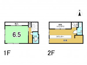 板橋区高島平、土地の間取り画像です